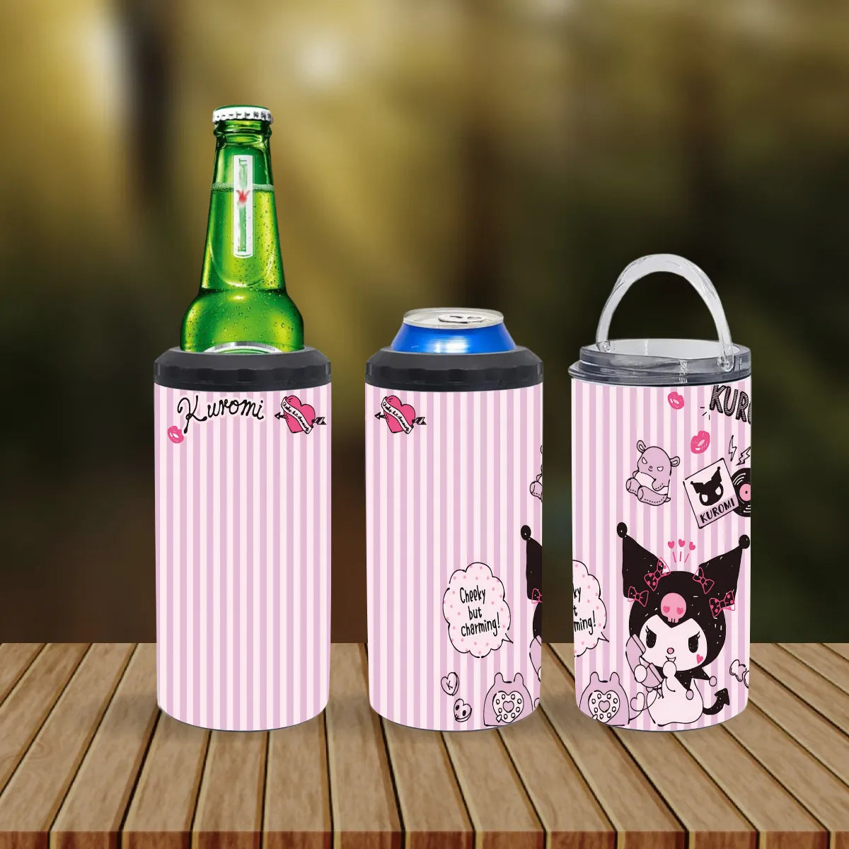 CUSTOMIZABLE KUROMI HOT AND COLD TUMBLER - Crazy Kat Design Co