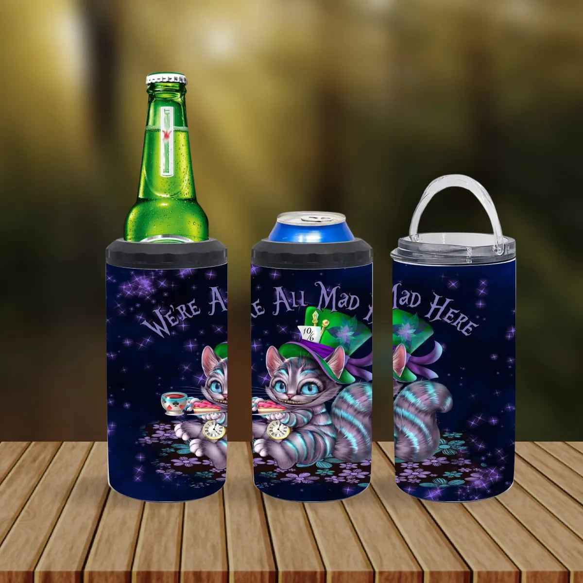 CUSTOMIZABLE ALICE IN WONDERLANDS HOT AND COLD TUMBLER - Crazy Kat Design Co