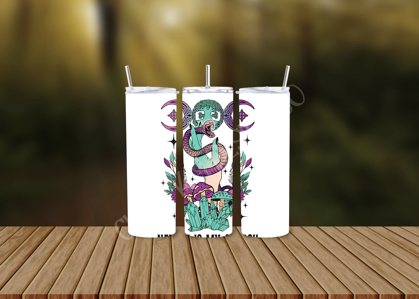 CUSTOMIZABLE NATURE IS MY CHURCH HOT AND COLD TUMBLERS