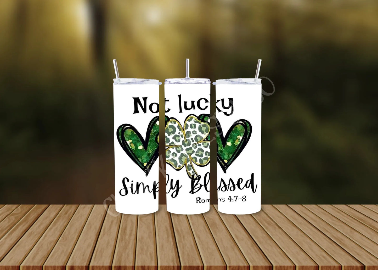 CUSTOMIZABLE ST PATTYS DAY HOT AND COLD TUMBLER - Crazy Kat Design Co