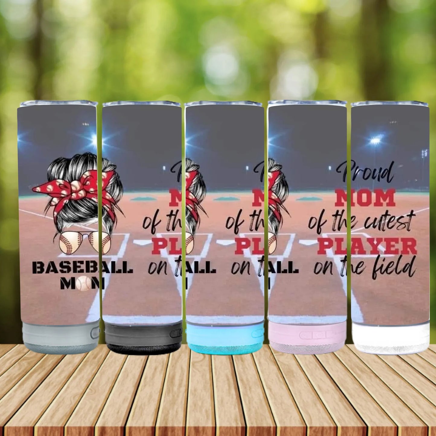 CUSTOMIZABLE BASEBALL MOM LIFE HOT AND COLD TUMBLER - Crazy Kat Design Co