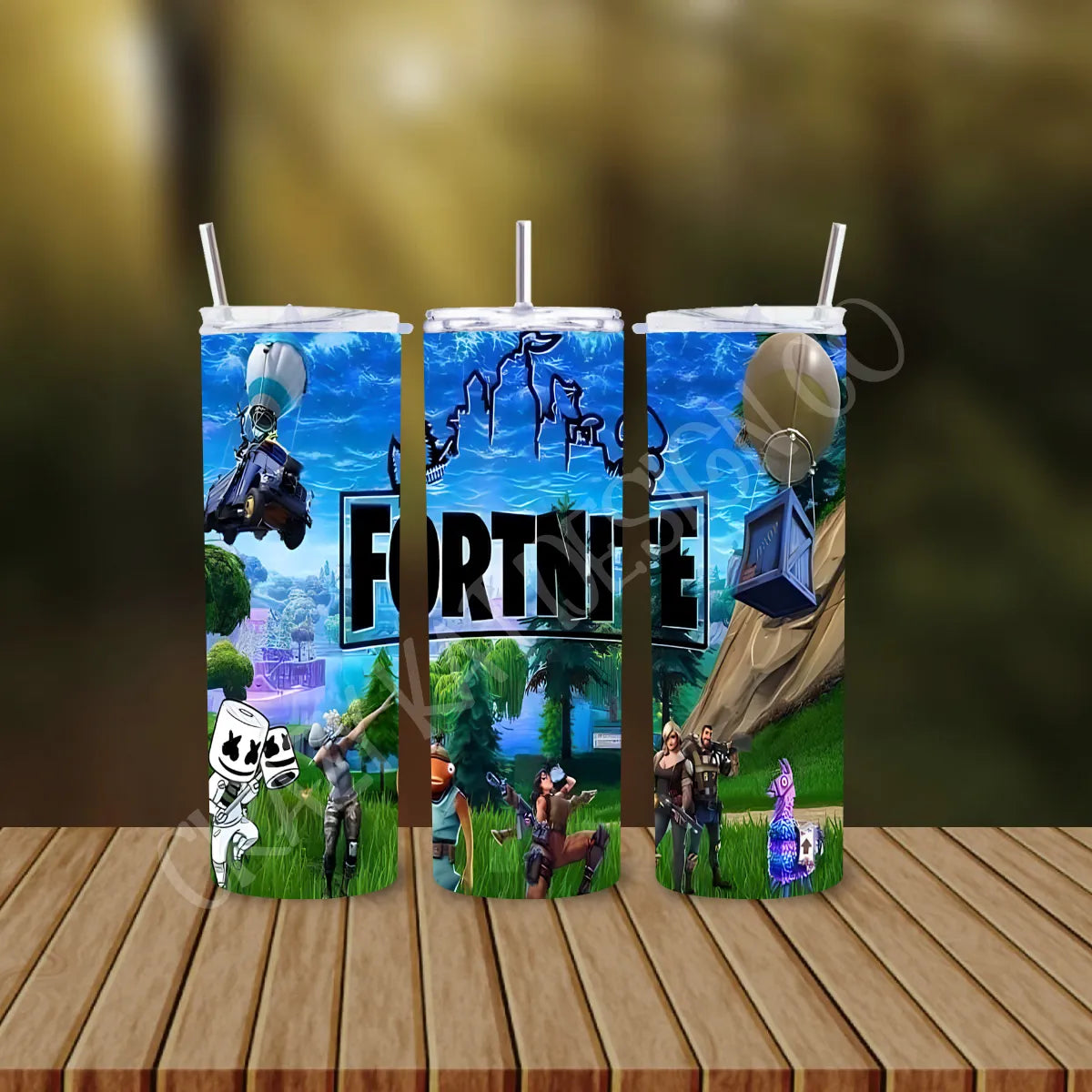 CUSTOMIZABLE FORTNITE HOT AND COLD TUMBLER - Crazy Kat Design Co
