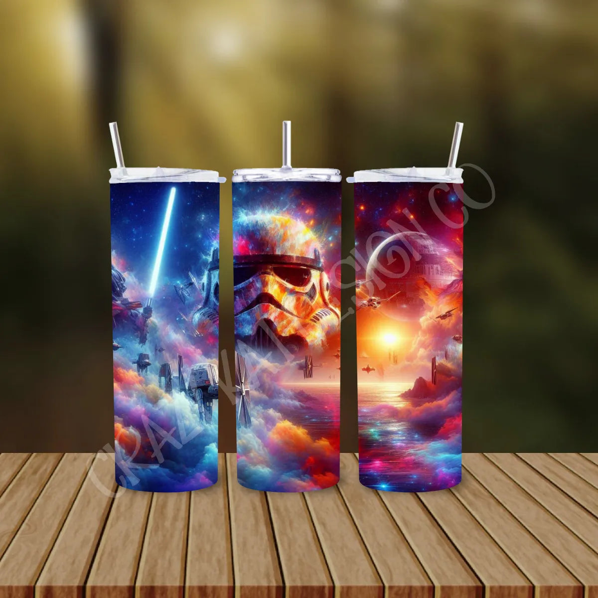 CUSTOMIZABLE STAR WARS STORM TROOPER HOT AND COLD TUMBLER - Crazy Kat Design Co