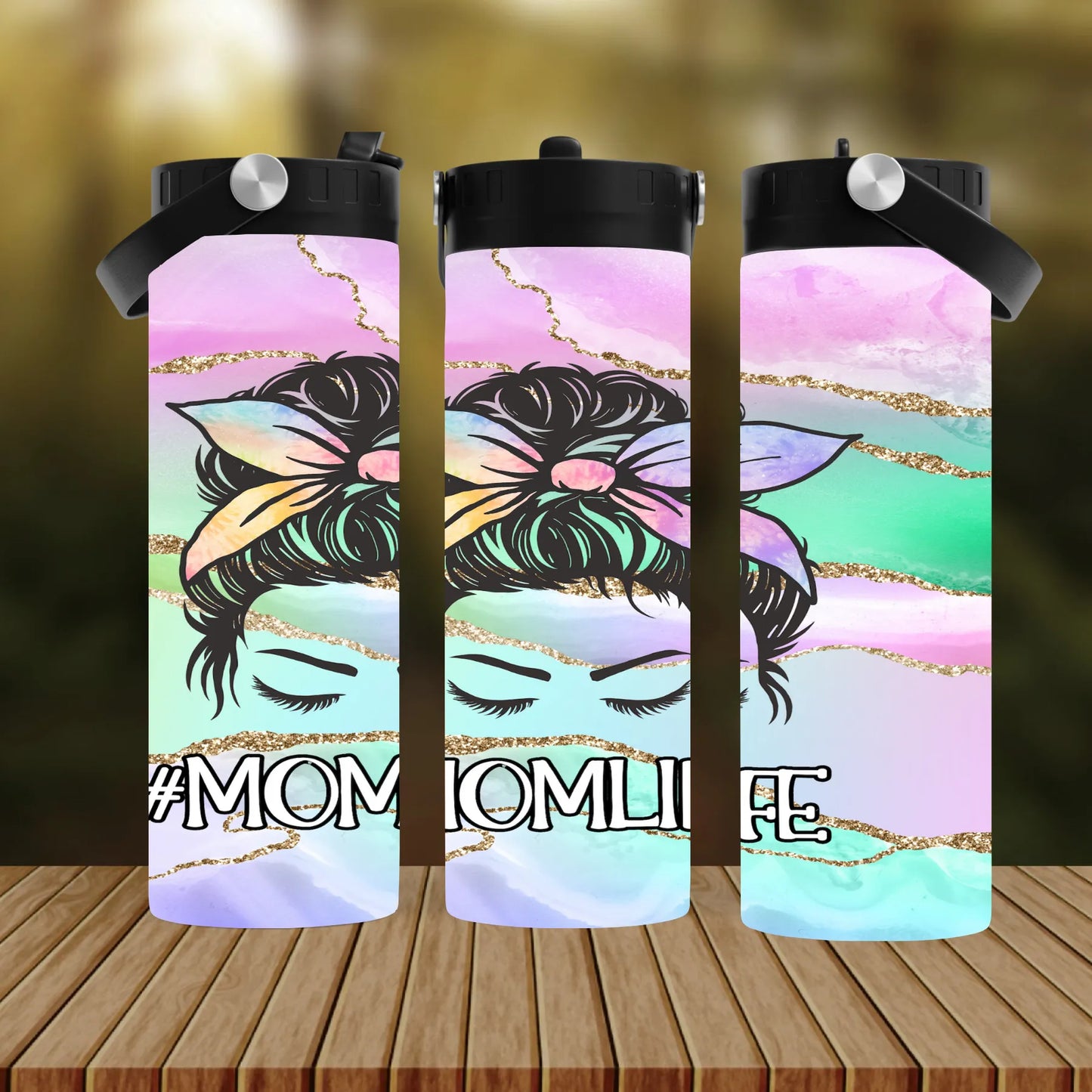 CUSTOMIZABLE MOM LIFE HOT AND COLD TUMBLER - Crazy Kat Design Co