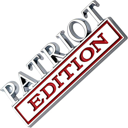 PATRIOT EDITION METAL EMBLEM - Crazy Kat Design Co