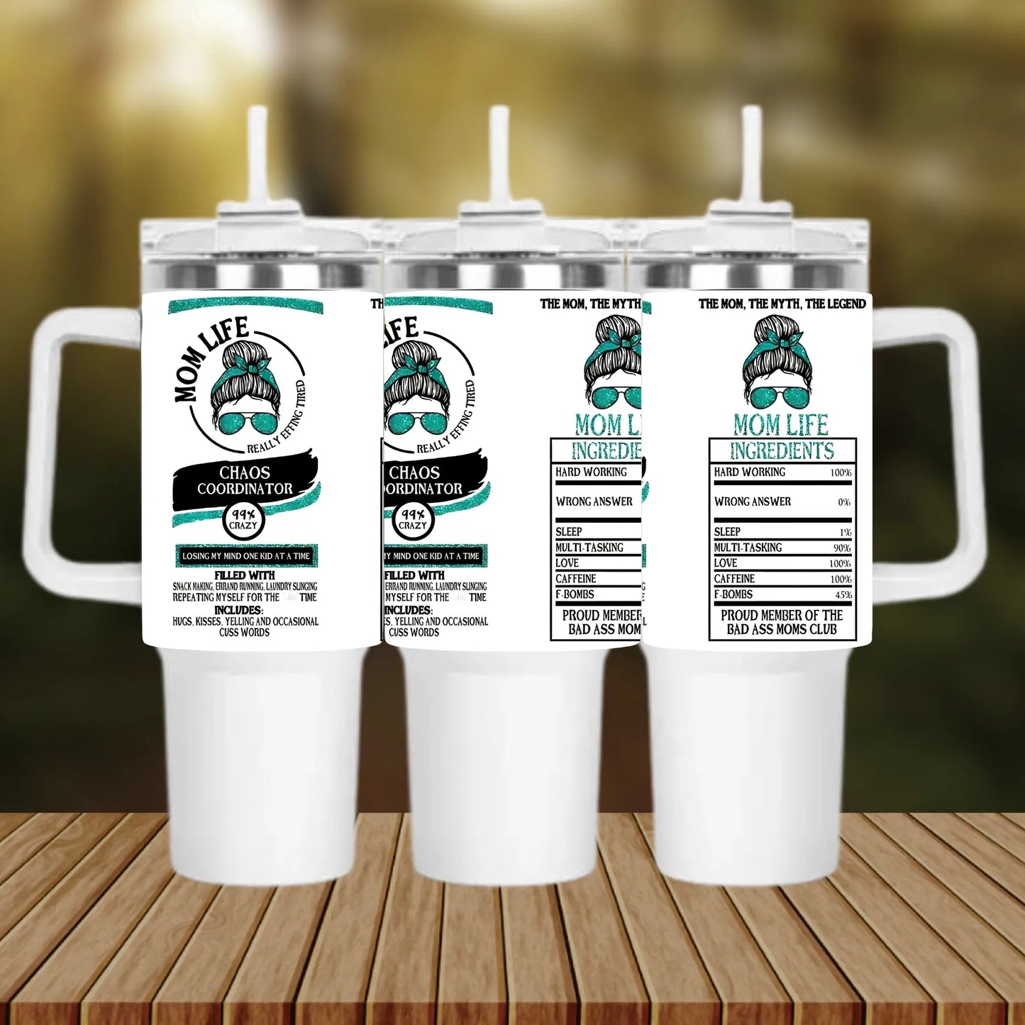 CUSTOMIZABLE CHAOS COORDINATOR HOT AND COLD TUMBLER - Crazy Kat Design Co