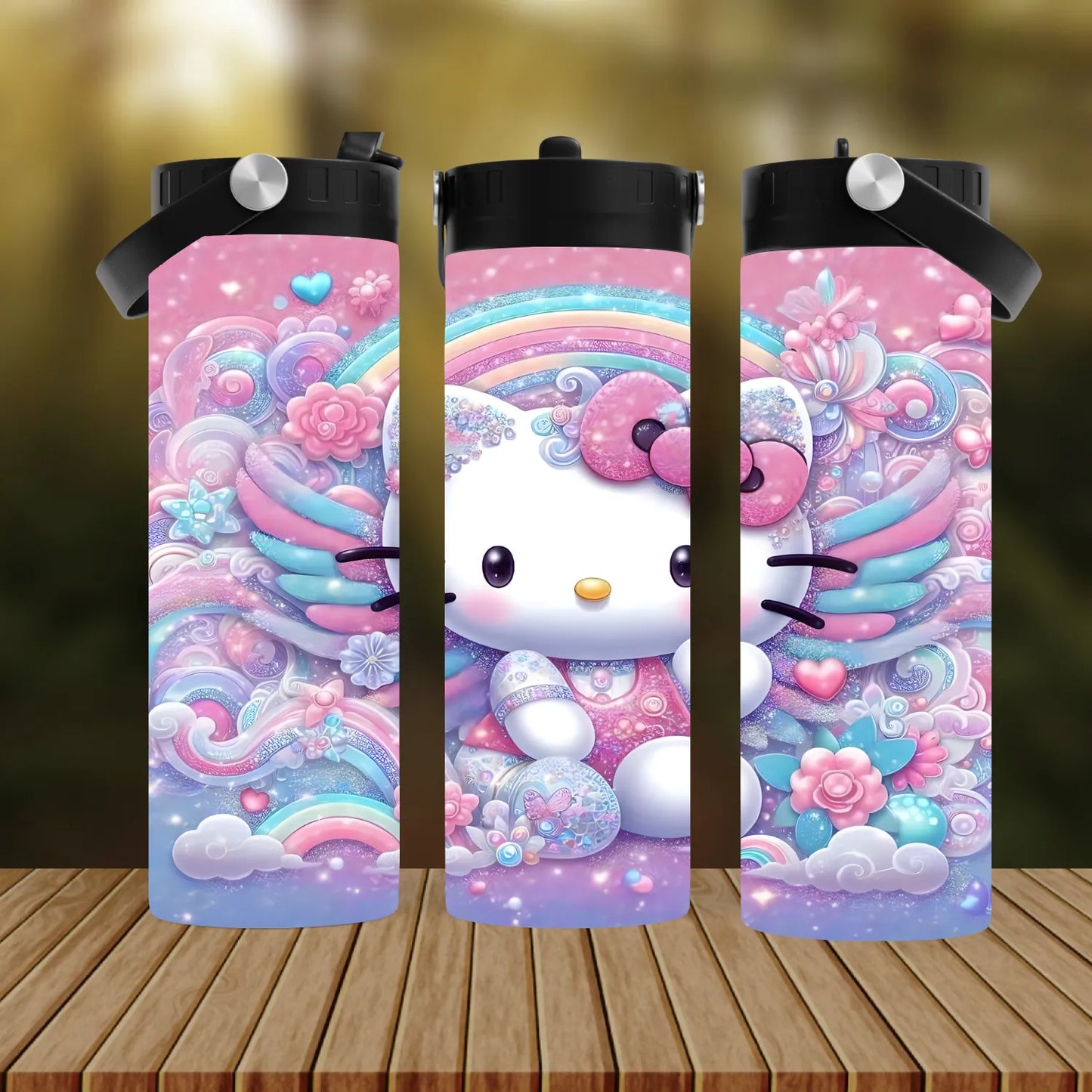 CUSTOMIZABLE HELLO KITTY HOT AND COLD TUMBLER - Crazy Kat Design Co
