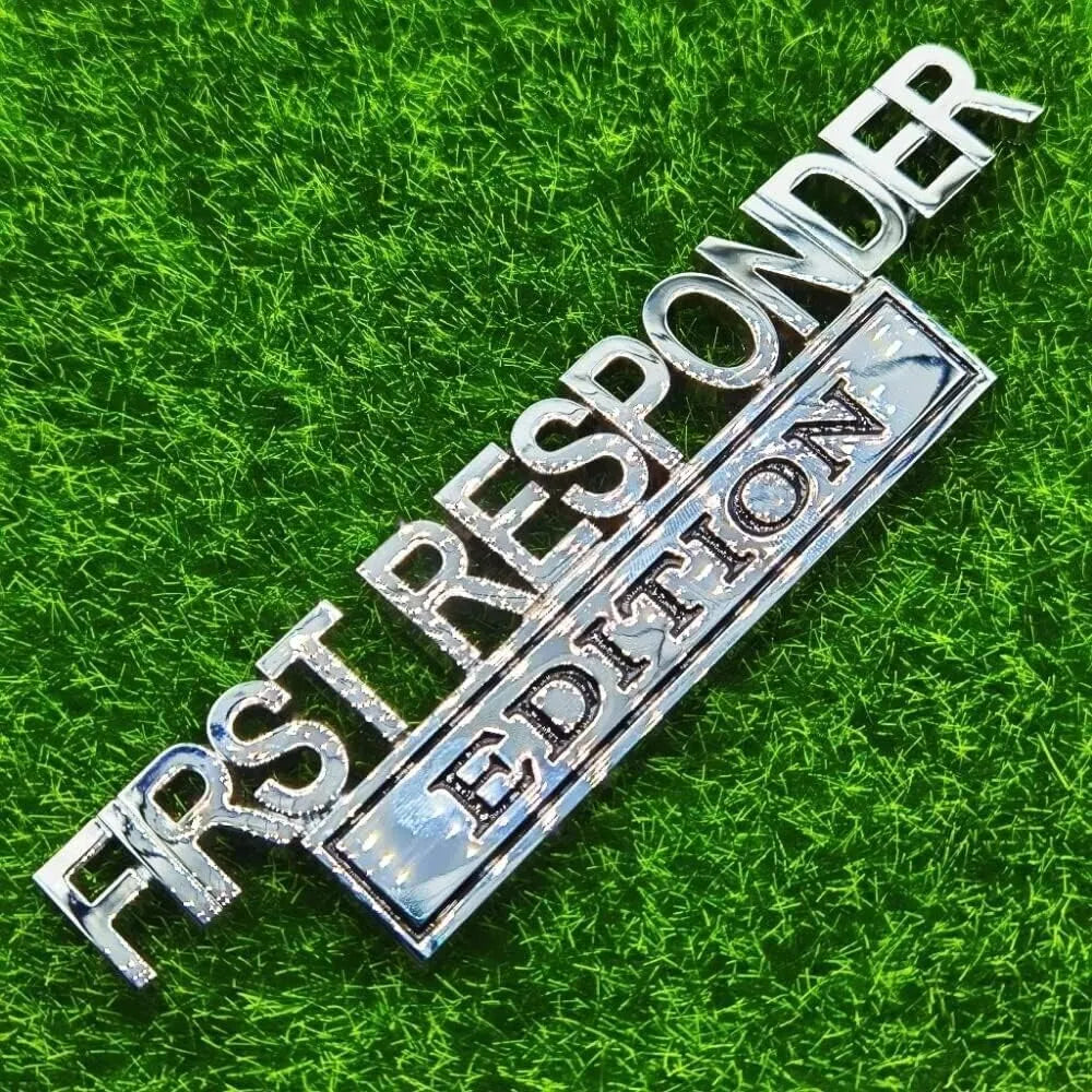 FIRST RESPONDER EDITION METAL CAR EMBLEM - Crazy Kat Design Co