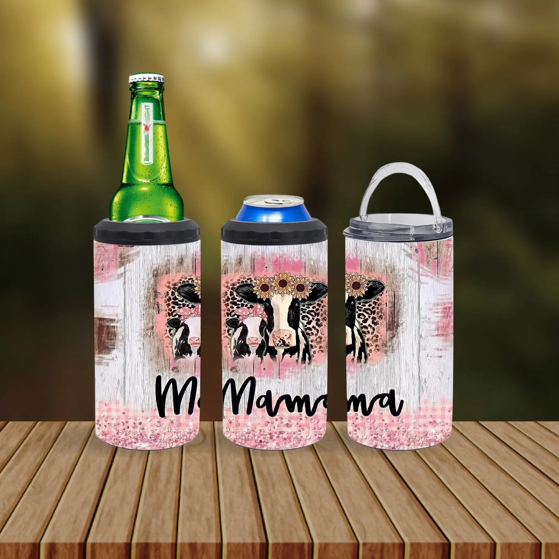 CUSTOMIZABLE MAMA COW HOT AND COLD TUMBLER - Crazy Kat Design Co