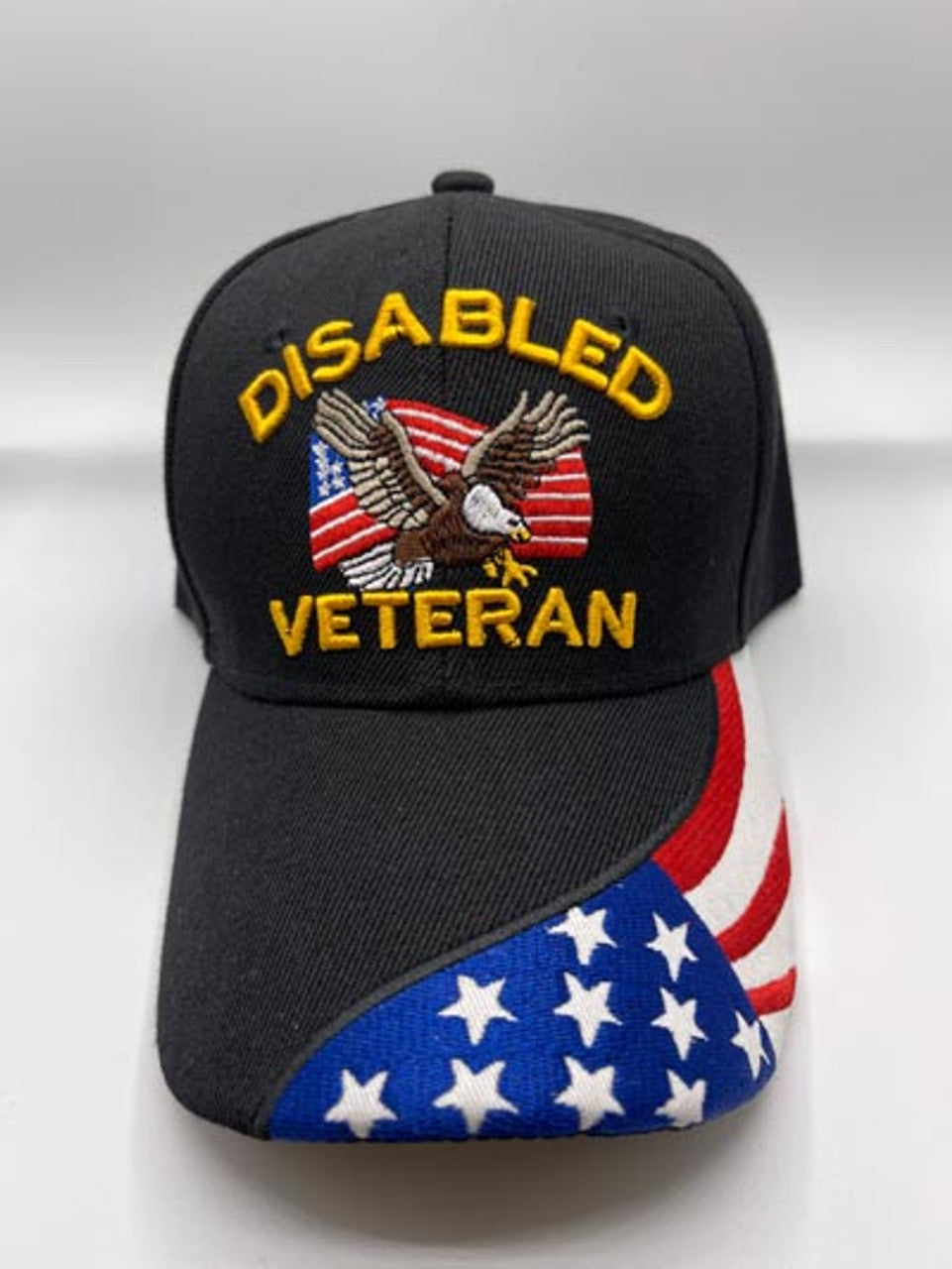 DISABLED VETERAN EMBROIDERED HAT