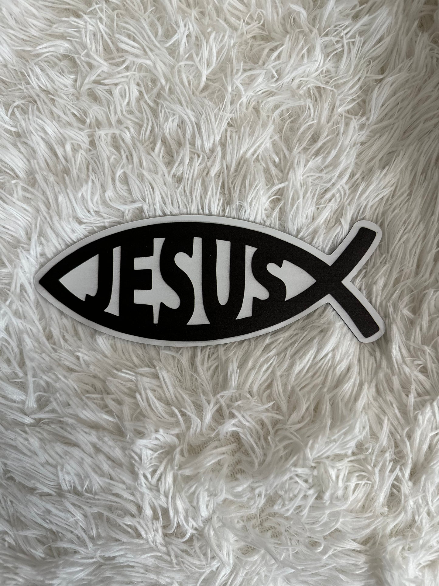 JESUS FISH DYE CUT MAGNET