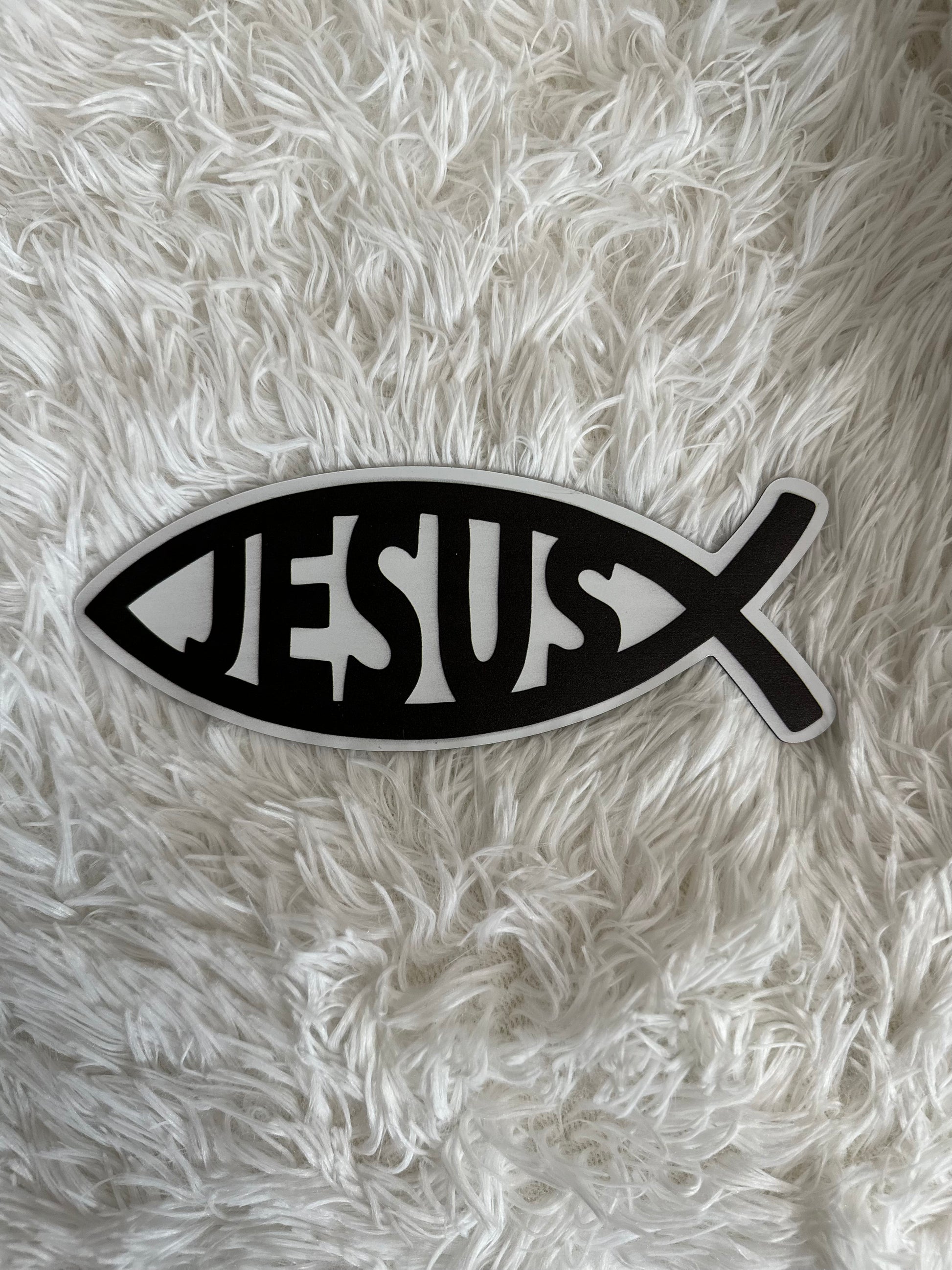 JESUS FISH DYE CUT MAGNET - Crazy Kat Design Co