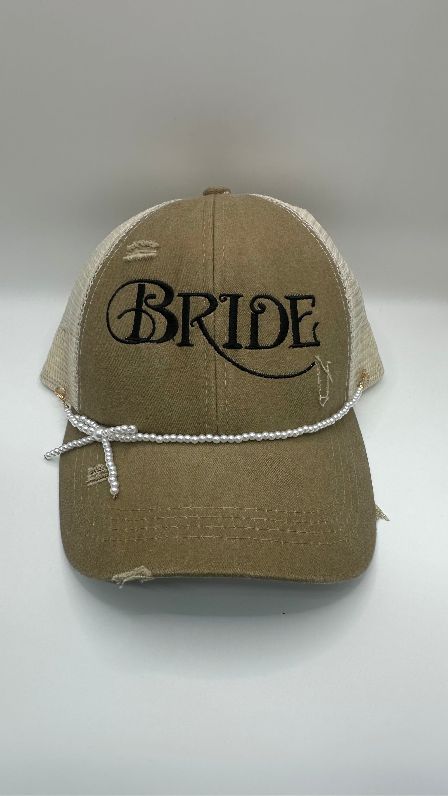 Bride/ Groom Embroidered Hat