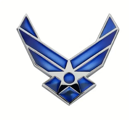 AIRFORCE EDITION METAL EMBLEM - Crazy Kat Design Co