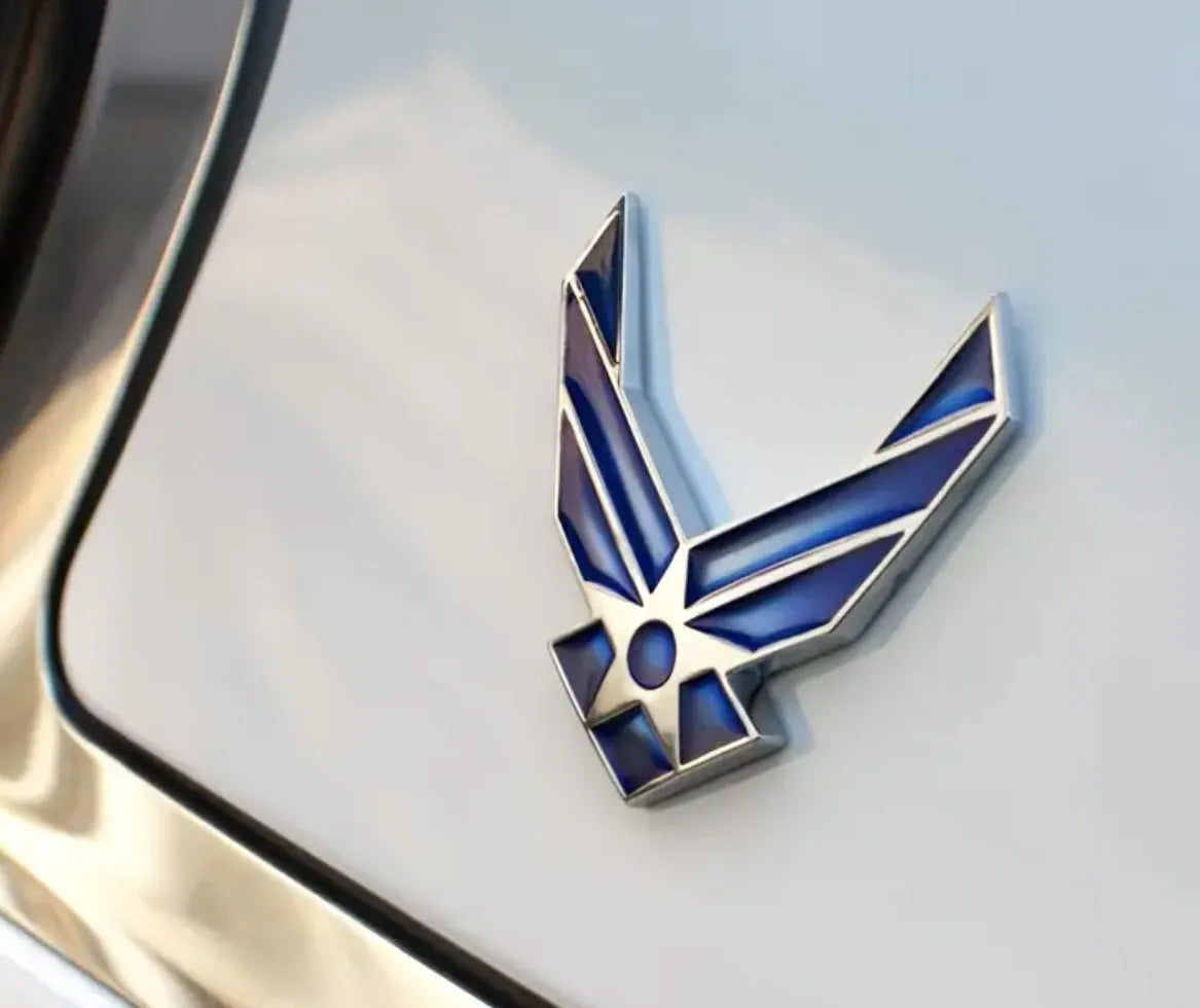 AIRFORCE EDITION METAL EMBLEM - Crazy Kat Design Co