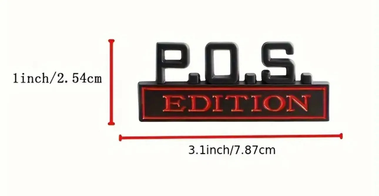 POS EDITION METAL EMBLEM - Crazy Kat Design Co