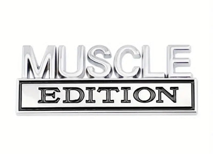 MUSCLE EDITION METAL EMBLEM - Crazy Kat Design Co