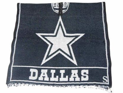 NFL TEAM Dallas Cowboys Double Sided Poncho