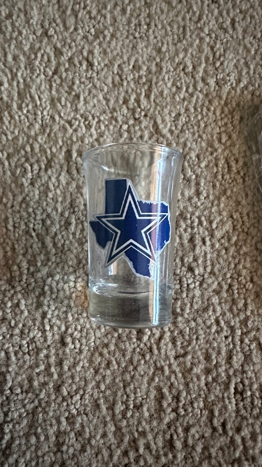 NFL TEAM Dallas Cowboys Shot Glass