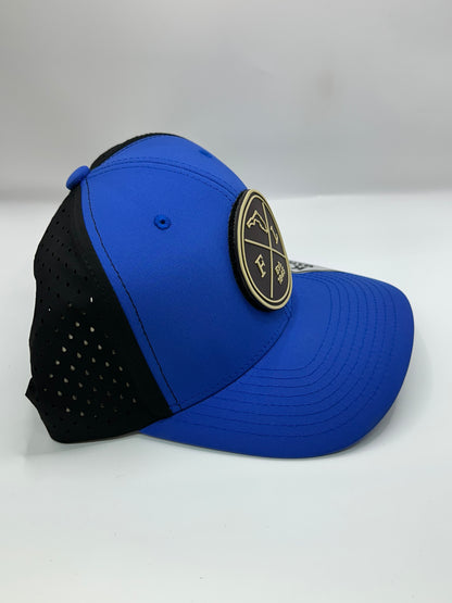 Florida Removable Circle PVC Patch Kamel 815 Snapback Mesh Trucker Cap Slight Curve Hat Structured Mesh Back Adjustable Baseball Hat