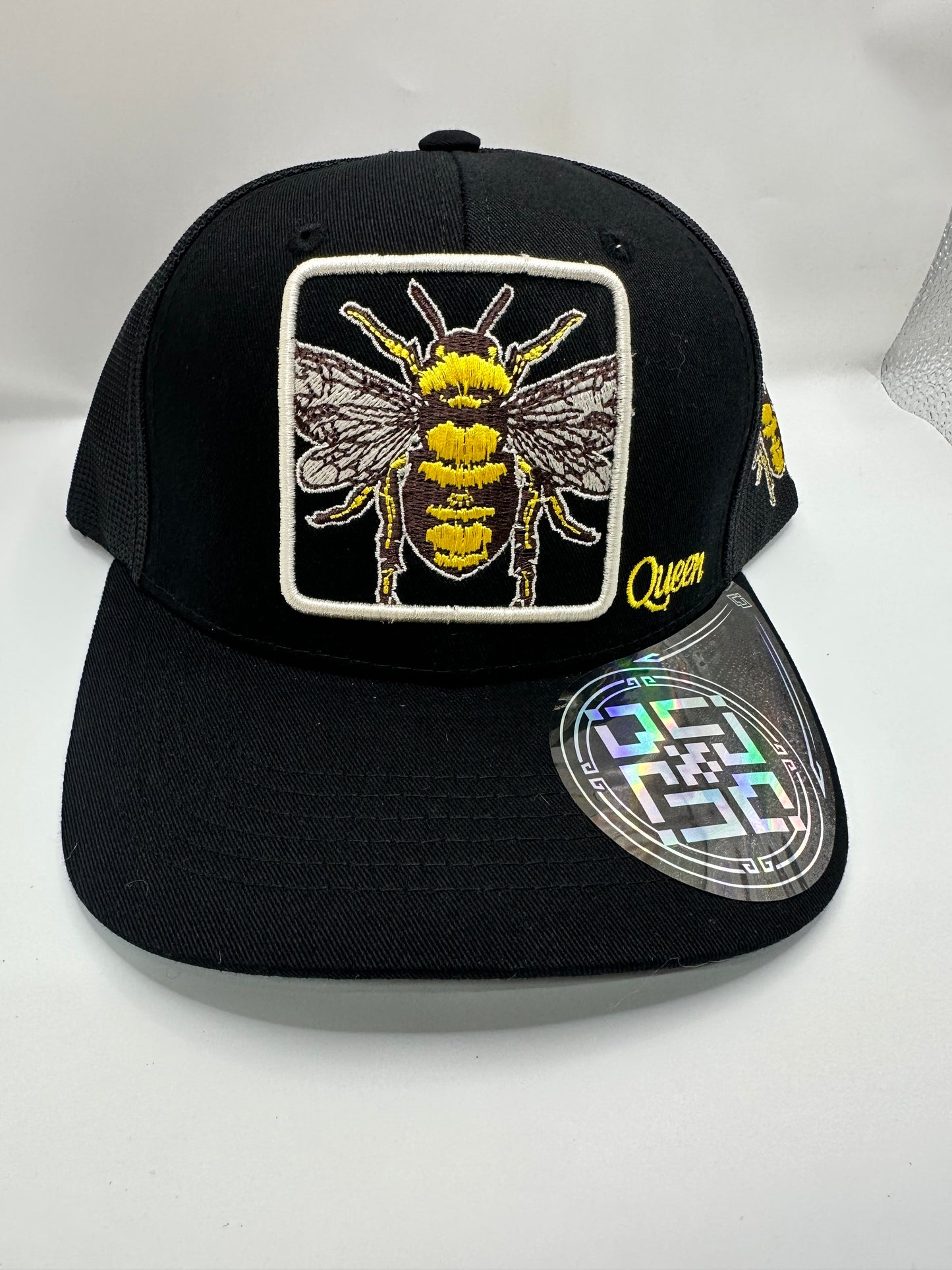 Queen Bee Fashion Trucker Caps With Embroidery Animals Patch Four Seasons Snapback Baseball Cap For Men Women Adjustable Visor Hat