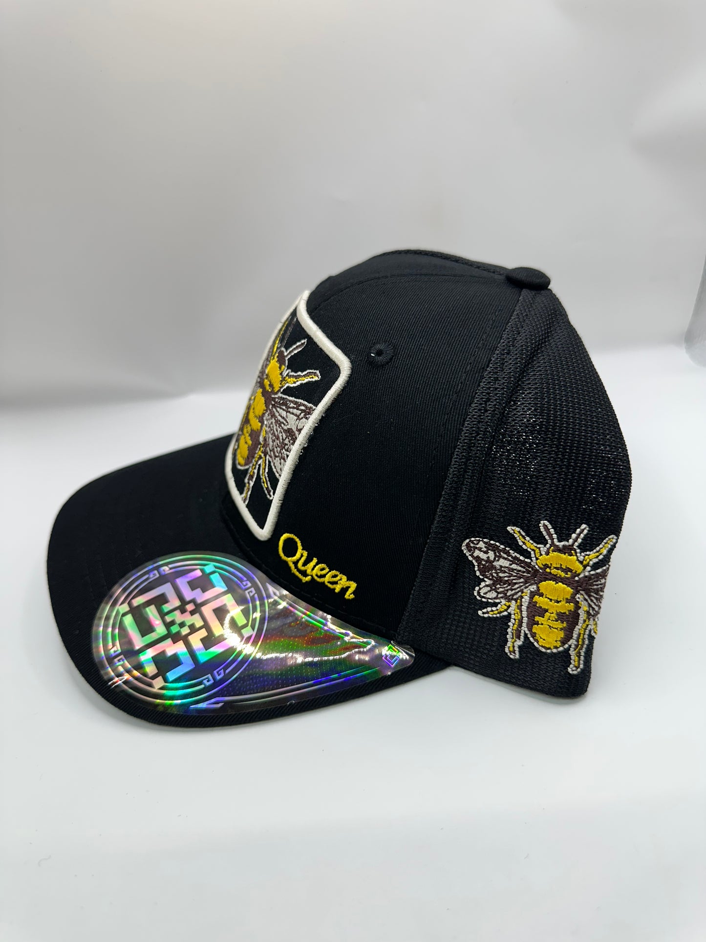 Queen Bee Fashion Trucker Caps With Embroidery Animals Patch Four Seasons Snapback Baseball Cap For Men Women Adjustable Visor Hat