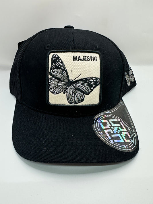 Majestic Butterfly Trucker Caps With Embroidery Animals Patch Four Seasons Snapback Baseball Cap For Men Women Adjustable Visor Hat