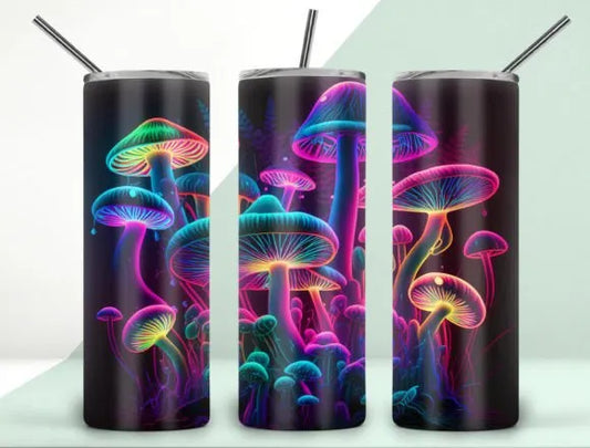 CUSTOMIZABLE MUSHROOM HOT AND COLD TUMBLERS - Crazy Kat Design Co