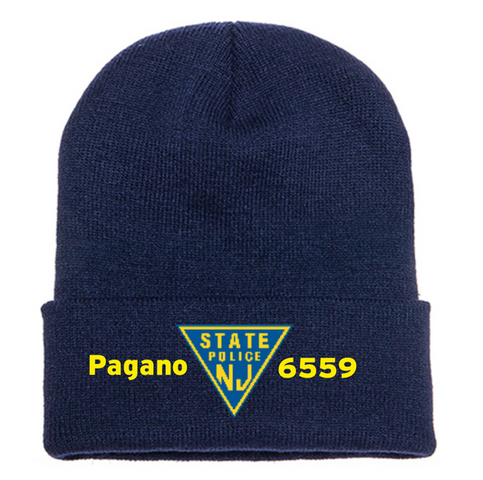 Custom Beanie with Agreed on Logo Name and Badge number