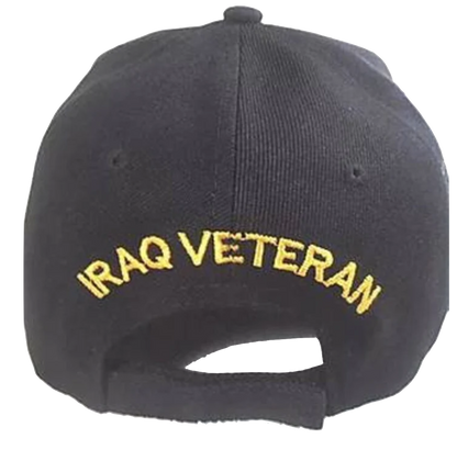 IRAQ VETERAN EMBROIDERED BASEBALL HAT