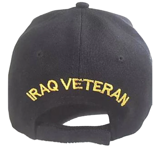 IRAQ VETERAN EMBROIDERED BASEBALL HAT