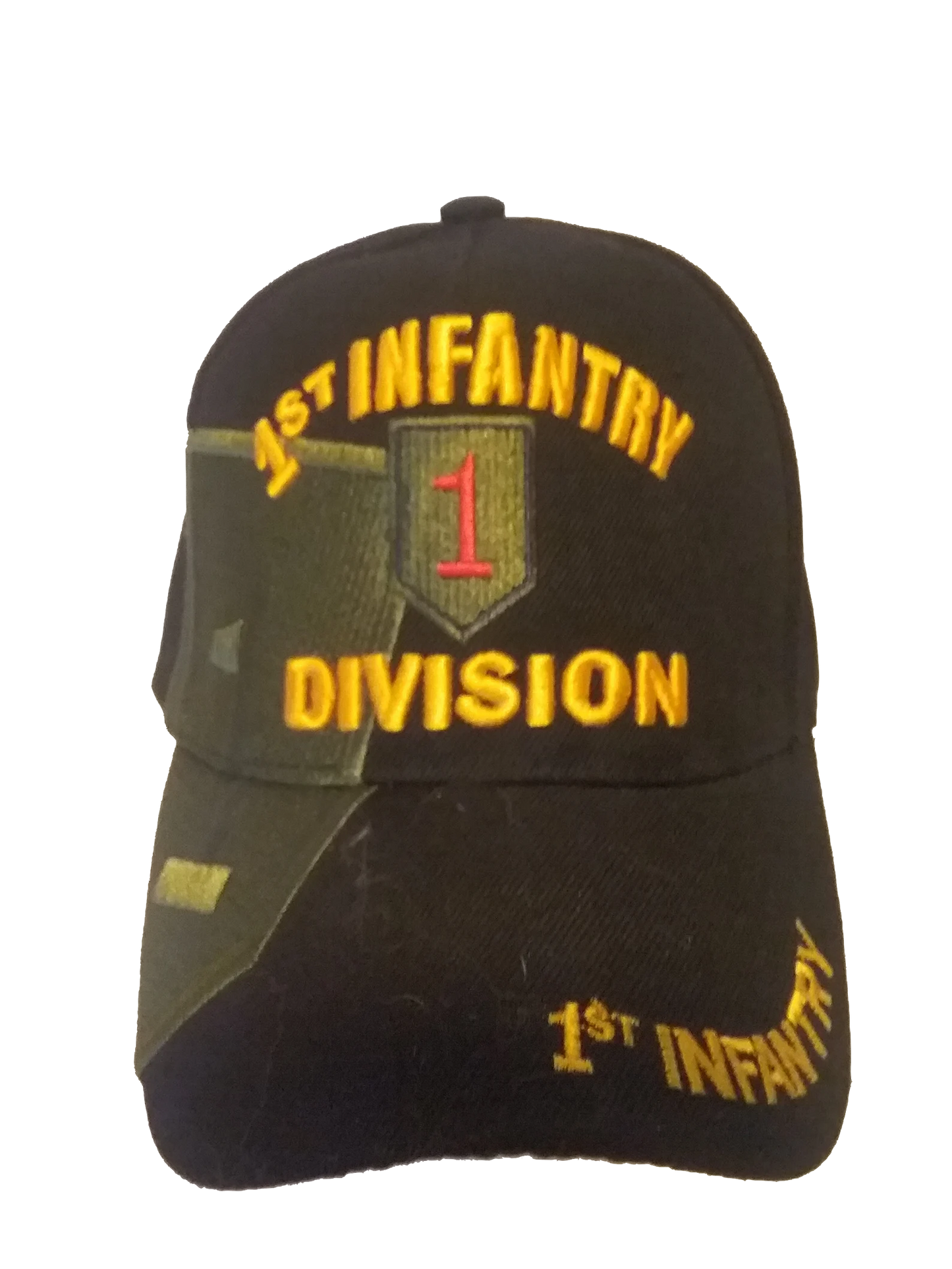 1ST INFANTRY DIVISION EMBROIDERED BASEBALL HAT