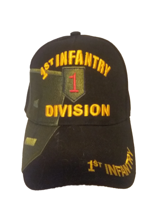 1ST INFANTRY DIVISION EMBROIDERED BASEBALL HAT