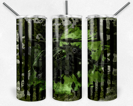 CUSTOMIZABLE MILITARY NIGHT VISION HOT AND COLD TUMBLER