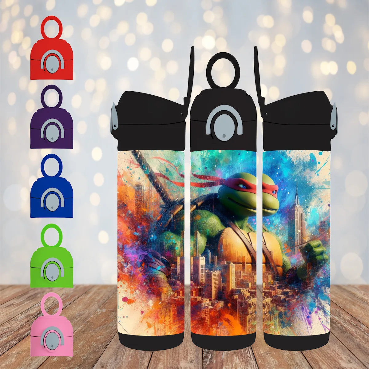 CUSTOMIZABLE NINJA TURTLES LIFE HOT AND COLD TUMBLER - Crazy Kat Design Co