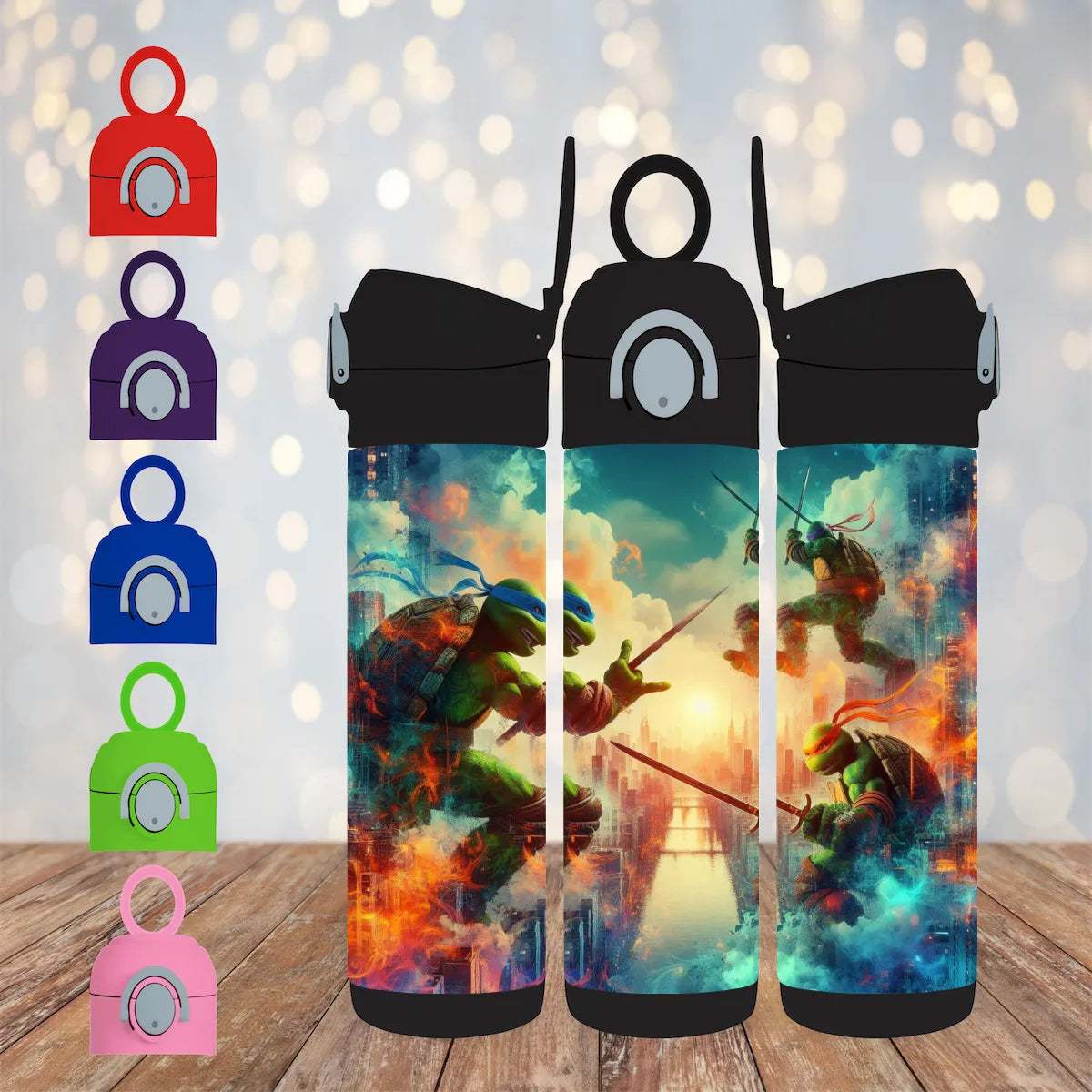 CUSTOMIZABLE NINJA TURTLES LIFE HOT AND COLD TUMBLER - Crazy Kat Design Co