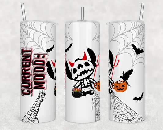 CUSTOMIZABLE CURRENT MOOD HALLOWEEN HOT AND COLD TUMBLERS - Crazy Kat Design Co