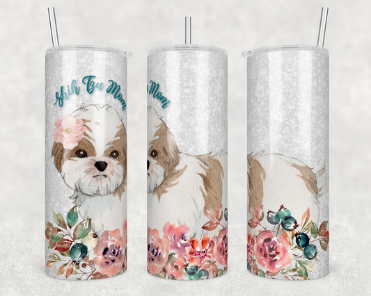 CUSTOMIZABLE SHIH TZU MOM HOT AND COLD TUMBLERS - Crazy Kat Design Co