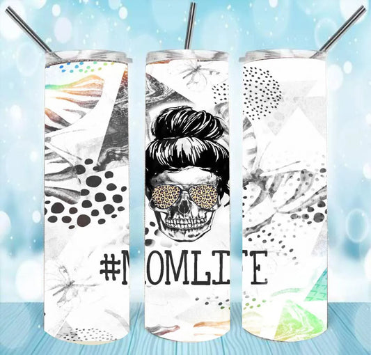 CUSTOMIZABLE #MOMLIFE HOT AND COLD TUMBLERS - Crazy Kat Design Co