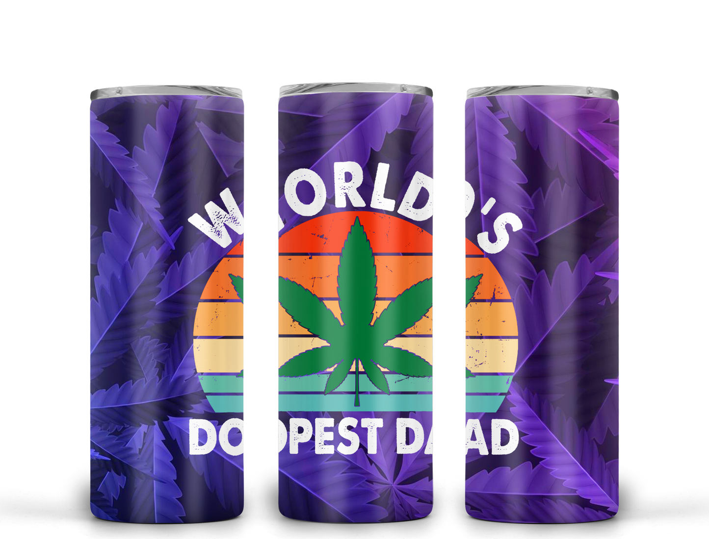 Customizable Dopest Dad, Dad Life HOT AND COLD TUMBLER