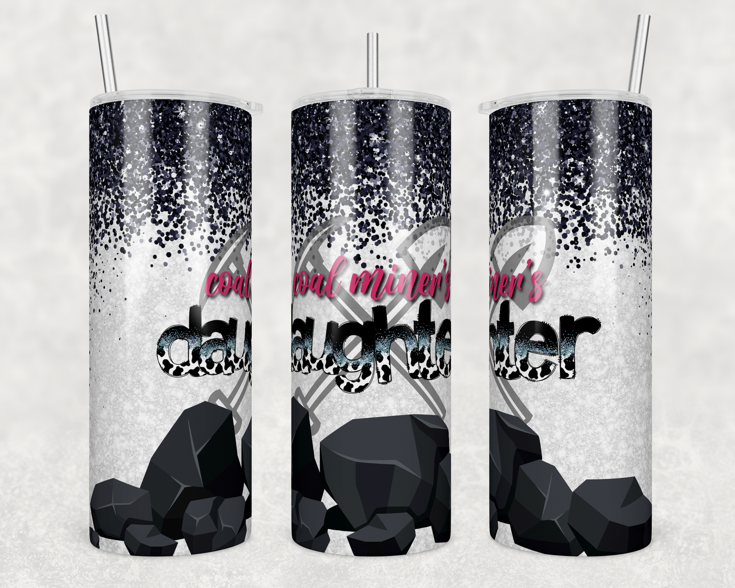 CUSTOMIZABLE COAL MINER'S DAUGHTER HOT AND COLD TUMBLER