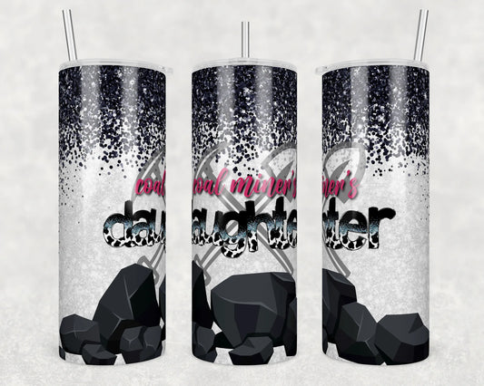 CUSTOMIZABLE COAL MINER'S DAUGHTER HOT AND COLD TUMBLER - Crazy Kat Design Co