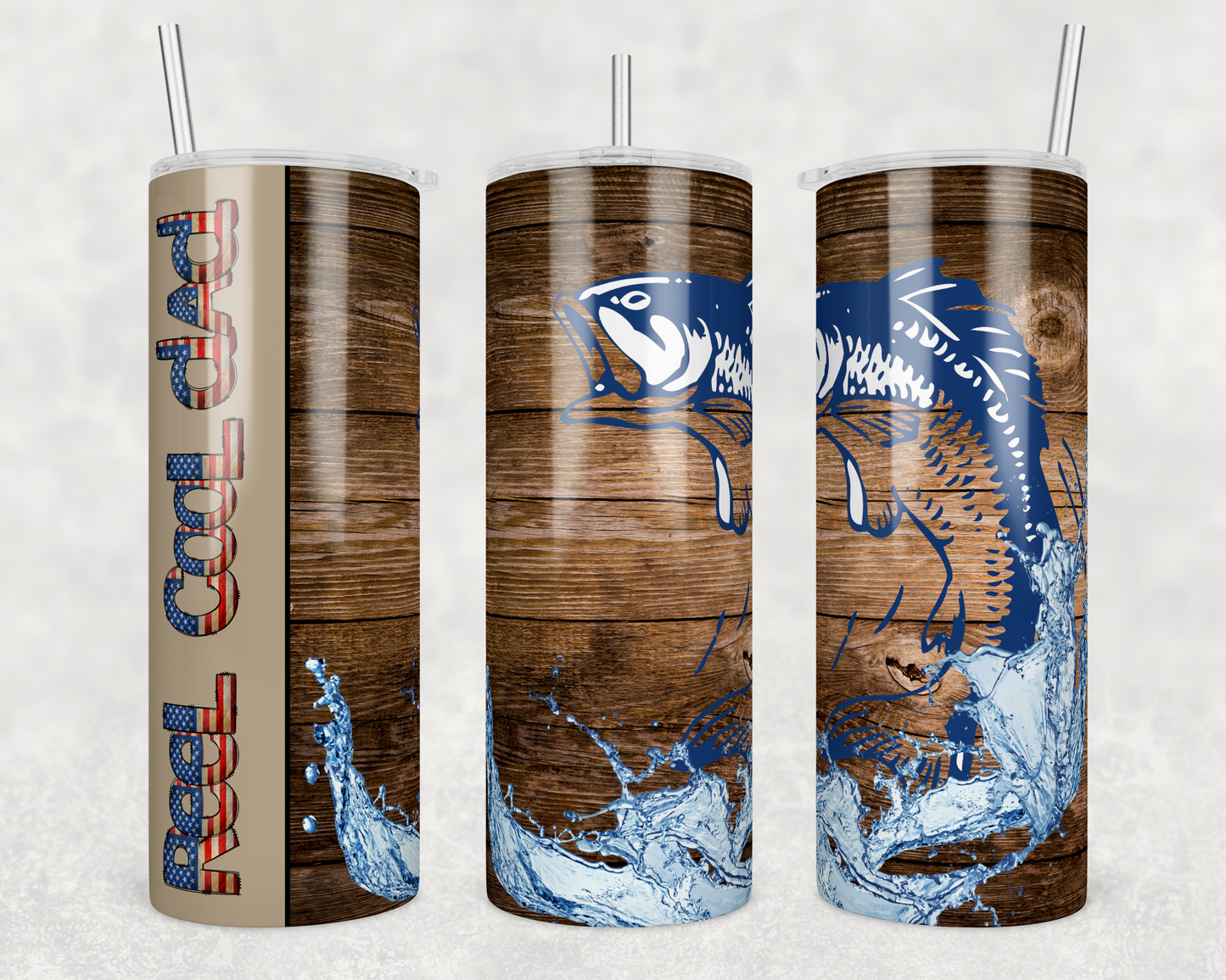 CUSTOMIZABLE REEL COOL DAD HOT AND COLD TUMBLER