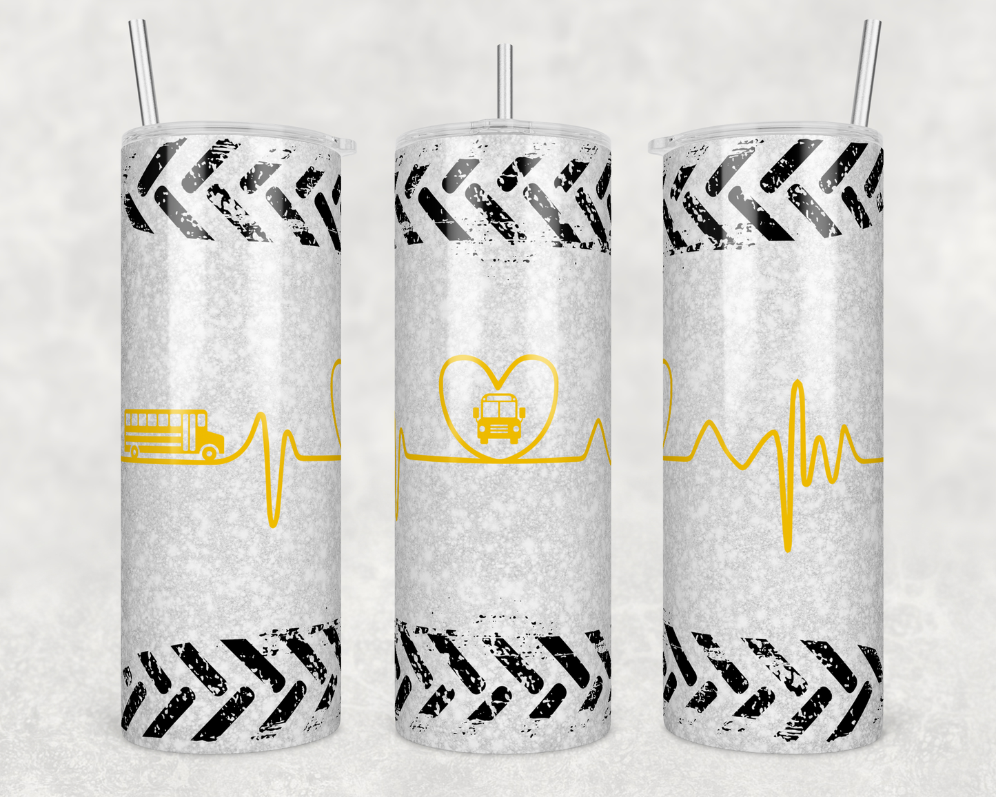 CUSTOMIZABLE BUS DRIVER HOT AND COLD TUMBLER