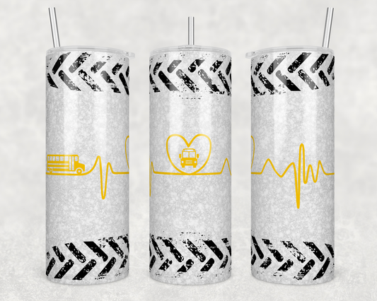 CUSTOMIZABLE BUS DRIVER HOT AND COLD TUMBLER