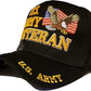 Army Baseball Cap US Veteran with American Flag and Bald Eagle USA Patriotic Military Hat