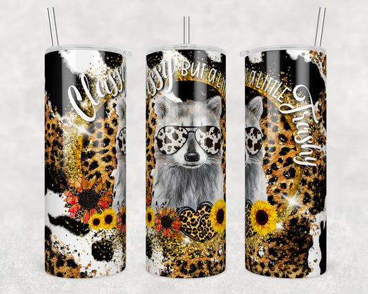 CUSTOMIZABLE CLASSY TRASHY HOT AND COLD TUMBLER - Crazy Kat Design Co