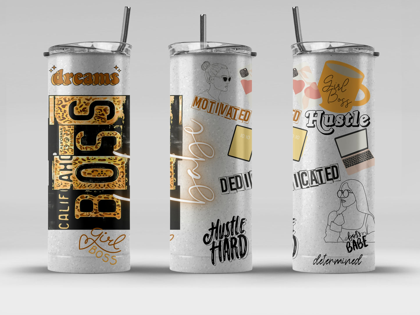 CUSTOMIZABLE BOSS HOT AND COLD TUMBLERS