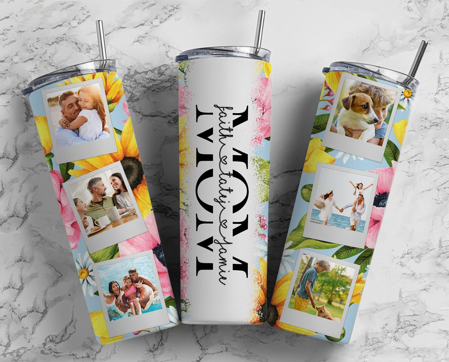 CUSTOMIZABLE MOM HOT AND COLD TUMBLER