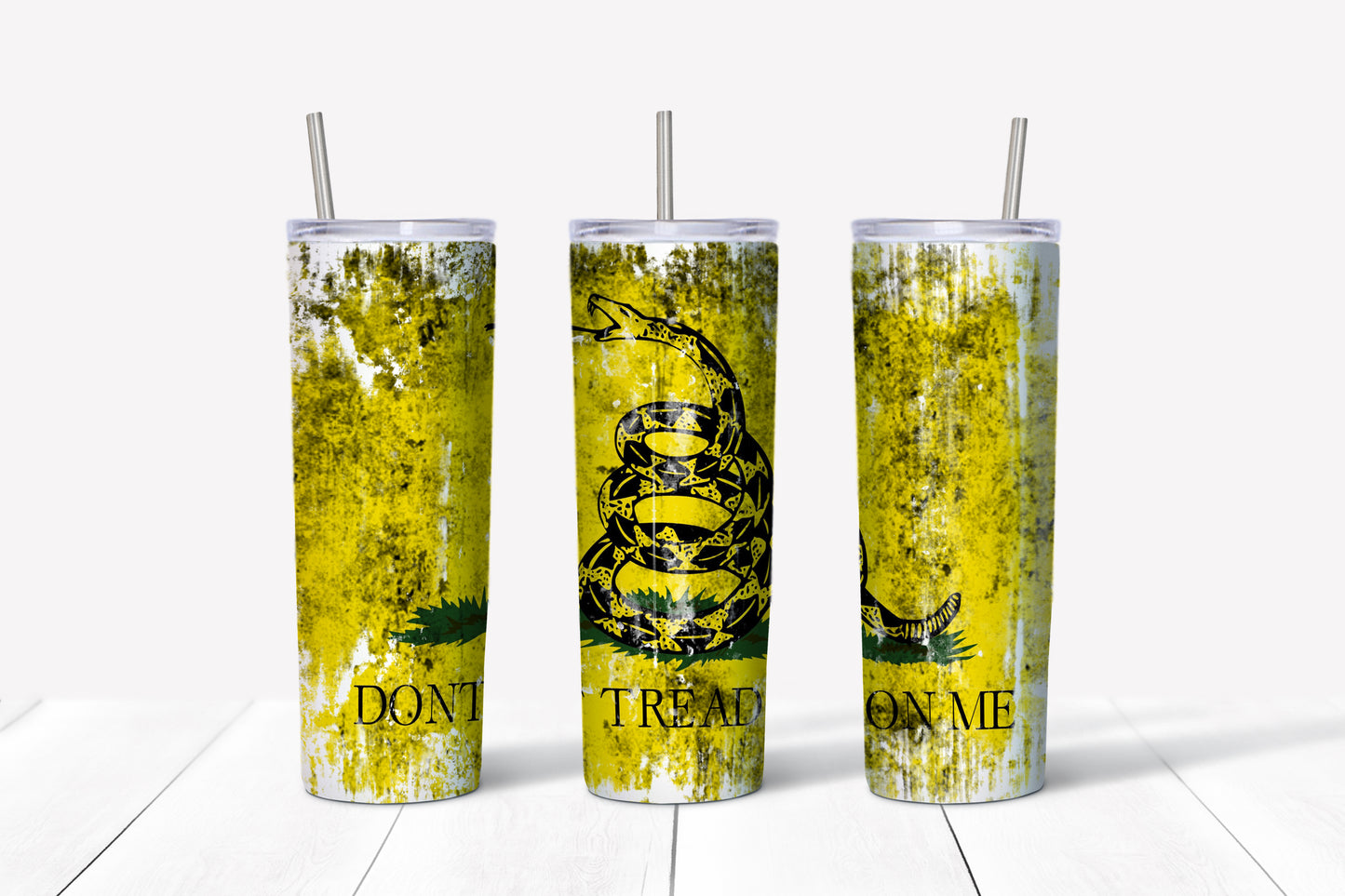 CUSTOMIZABLE DON'T TREAD ON ME HOT AND COLD TUMBLER